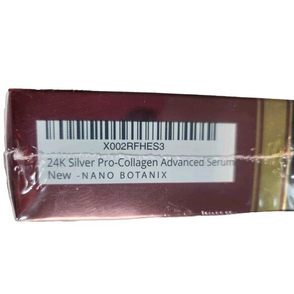 Nano Botanix Pro Collagen Moisturizer Face 24K Silver Advanced Serum Sealed NEW - Picture 3 of 5